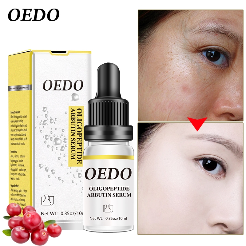 OEDO เซรั่มบำรุงผิวหน้าเซรั่มอาร์บูตินสกินแคร์ เซรั่มให้ความชุ่มชื้นเอสเซ้นหน้าไวท์เทนนิ่งพืชสกินแคร์ต่อต้านริ้วรอยต่อต้านริ้วรอย 10ml