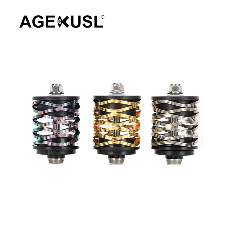 AGEKUSL โช๊คหลังสปริงสำหรับ 3 Sixty Pikes Folding Bike Titanium Bolts