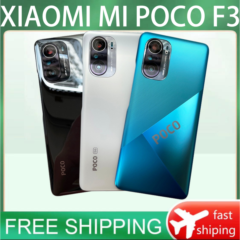 ฝาครอบแบตเตอรี่ด้านหลัง สําหรับ Xiaomi MI Poco F3 M2012K11