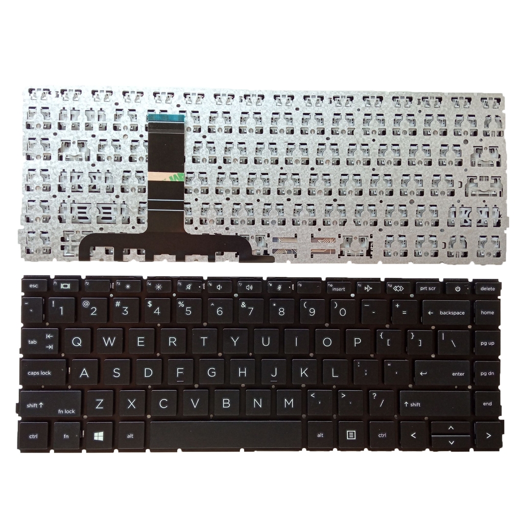 US Non-Backlit คีย์บอร์ดสําหรับ HP ProBook 440 G8 445 G8 445R G8 HSN-Q27C HSN-Q31C