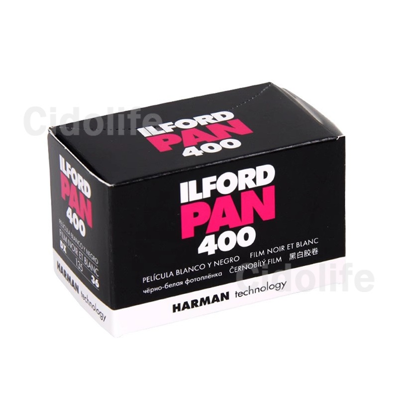 Ilford PAN 400 ม้วน ฟิล์มขาวดํา 135 35 มม. B&W ฟิล์มลบ 36 Exposure/Roll สําหรับกล้องฟิล์ม Kodak 1 ม้
