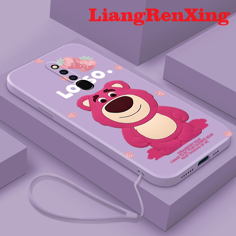 เคสโทรศัพท์ เคส OPPO F11 Pro OPPO F11 เคสโทรศัพท์มือถือ ซิลิโคนนิ่ม กันกระแทก ลายหมีสตรอเบอร์รี่ สําหรับ OPPO F11 Pro OPPO F11 YTHSX01 น่ารัก ลายการ์ตูน กันกระแทก