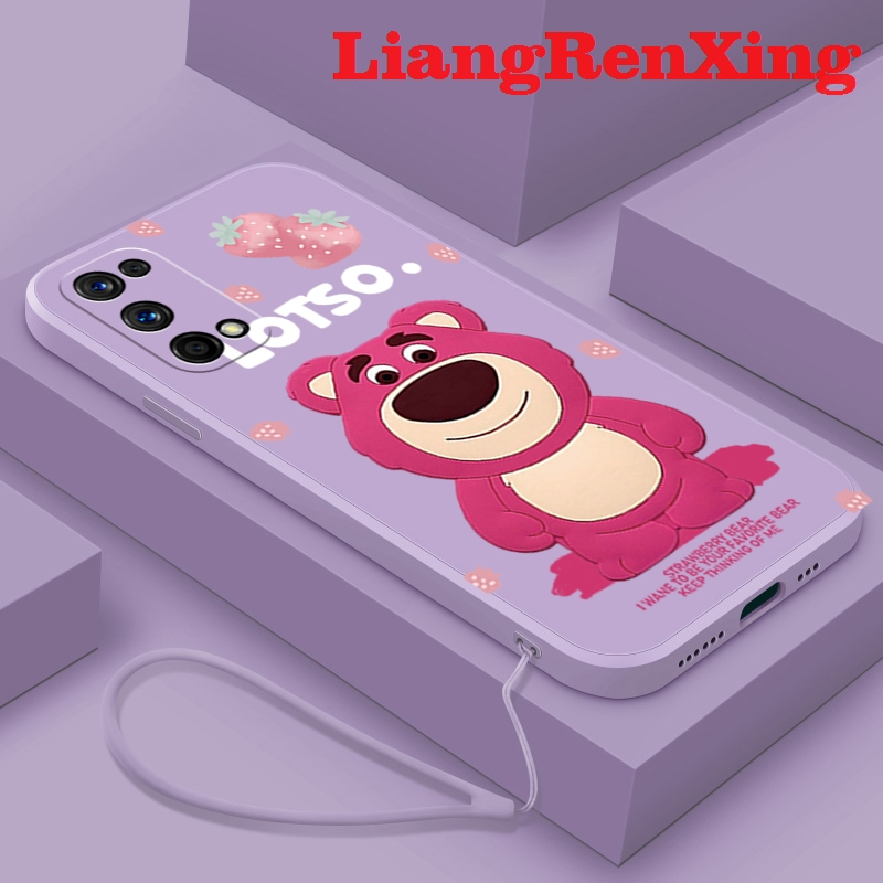 เคสโทรศัพท์ เคส realme 7 pro realme 7i realme c17 เคสซิลิโคนนิ่ม ลายหมีสตรอเบอร์รี่ กันกระแทก สําหรับ realme 7 pro realme 7i realme c17 YTHSX01 น่ารัก ลายการ์ตูน กันกระแทก