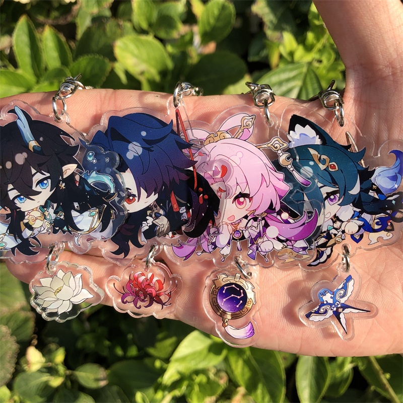 Honkai: Star Rail Imbibitor Lunae Sampo Koski Gepard Landau น่ารัก อะคริลิค จี้ พวงกุญแจ คอลเลกชัน คอสเพลย์ ของขวัญ