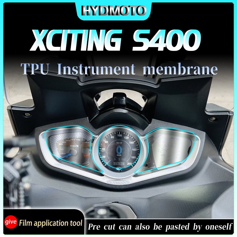 ฟิล์มใส ติดไฟหน้า และไฟท้าย กันน้ํา อุปกรณ์เสริม สําหรับ Kymco Xciting S400
