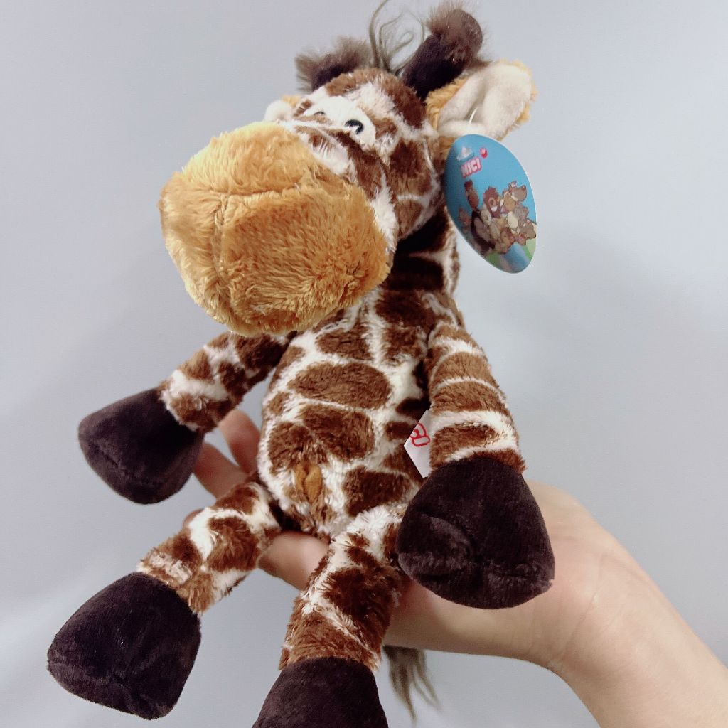 ตุ๊กตายีราฟน่ารัก ผ้าฝ้าย แบบนิ่ม ขนาด 25 ซม. เหมาะกับของขวัญ ของเล่นสําหรับเด็กผู้ชาย และเด็กผู้หญิง