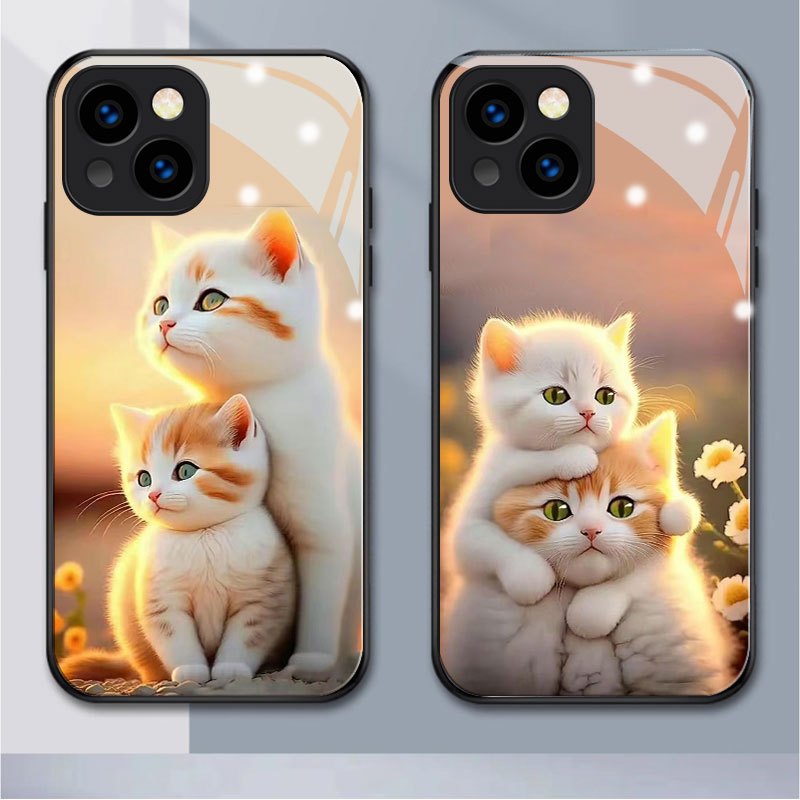 เคสโทรศัพท์มือถือแบบแก้ว กันกระแทก กันฝุ่น Diy สําหรับ iPhone 11 pro 14 14Promax 15 15Promax 6s plus 13 12 mini XS max XR 7plus 8 SE X
