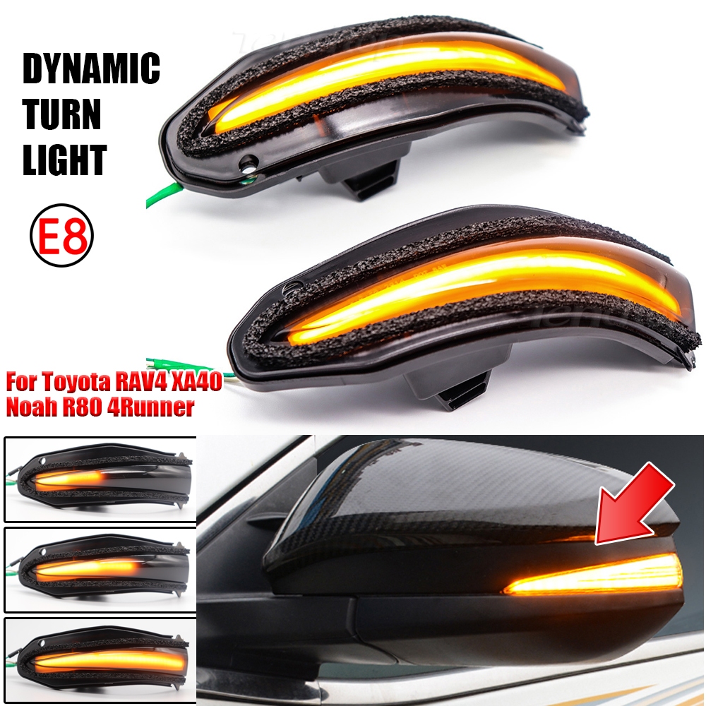 ไฟเลี้ยวไดนามิก LED สําหรับ Toyota RAV4 XA40 Highlander XU50 RAV4