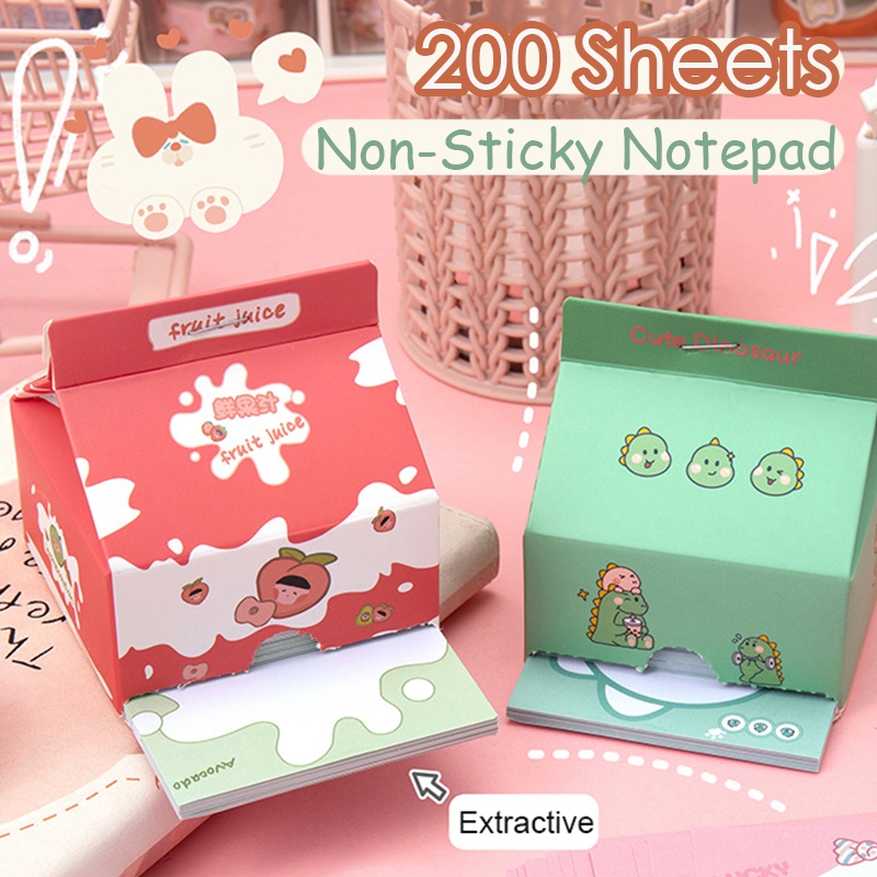 กระดาษโน๊ต แบบไม่ติด สําหรับนักเรียน จํานวน 200 แผ่น