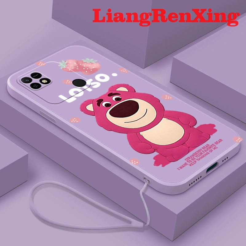 เคสโทรศัพท์ เคส redmi 10c xiaomi redmi 10 5g redmi 10 4g เคสซิลิโคนนิ่ม ลายหมีสตรอเบอร์รี่ กันกระแทก สําหรับ redmi 10c xiaomi redmi 10 5g redmi 10 4g YTHSX01 น่ารัก ลายการ์ตูน กันกระแทก
