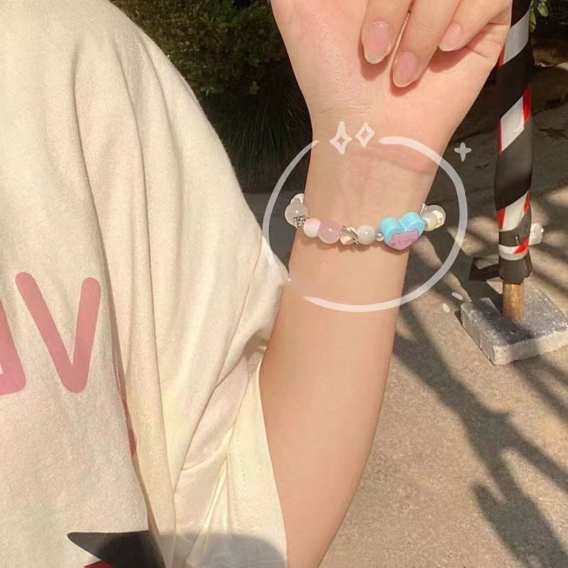 สร้อยข้อมือเซรามิค ลายก้อนเมฆ และดาวน่ารัก สําหรับผู้หญิง ราคา ถูกที่สุด ดีลบีเคเค แกลเลอรีภาพที่ 5