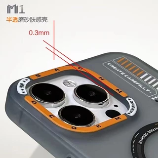 ใหม่ M1 เคสป้องกันโทรศัพท์มือถือ แบบแม่เหล็ก กันกระแทก หรูหรา สําหรับ iPhone 15 12 13 Pro 14 15 Pro Max 14 Promax