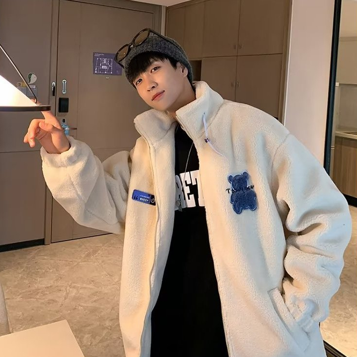 เสื้อโค้ทผ้าฝ้าย ขนแกะ แบบหนา เหมาะกับฤดูหนาว สําหรับผู้ชาย ไซซ์ M - 8XL 2023