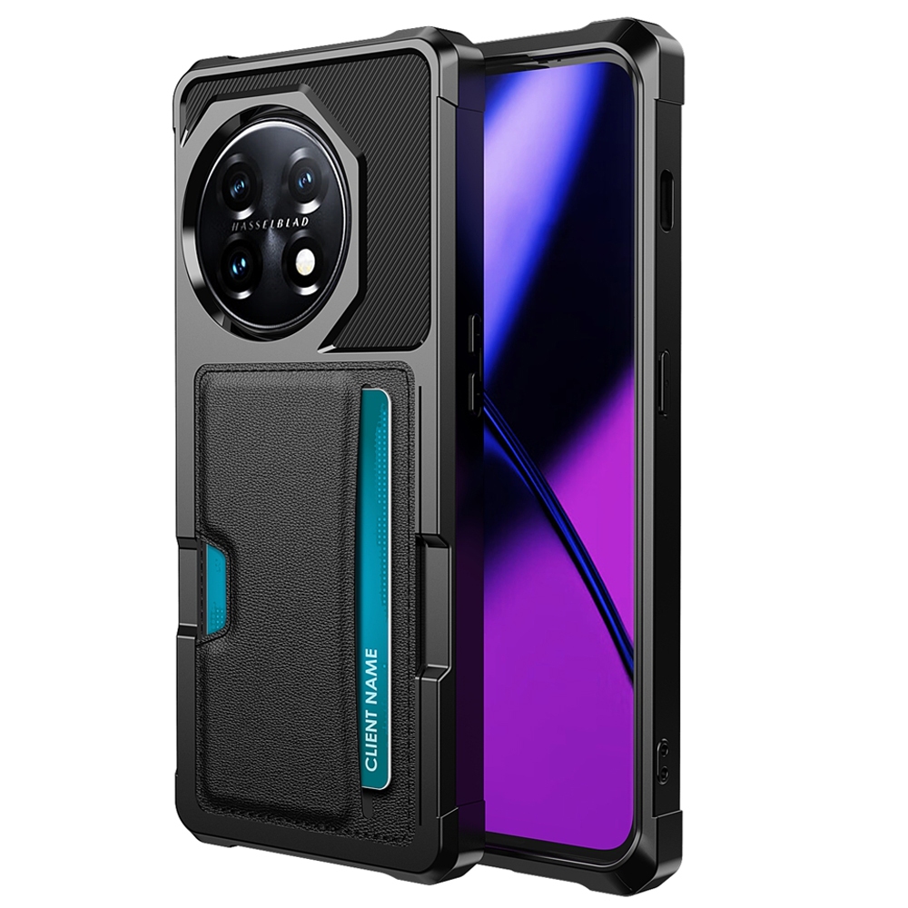 สําหรับ OnePlus 11 OnePlus11 เคสหรูหรา แบบพกพา ที่ใส่บัตรในตัว เคสกันกระแทก ด้านหลัง