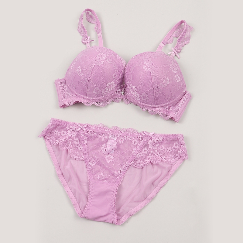 Dropshipping Varsbaby Black / Red / Blue / White Push-up Bra V011 - รูปที่ 3