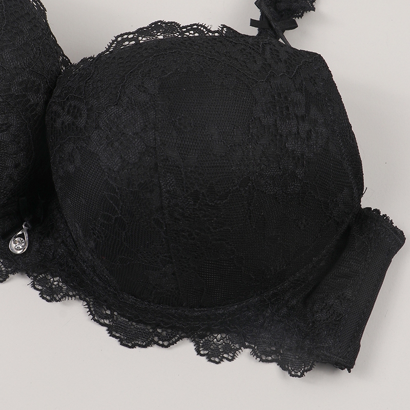 Dropshipping Varsbaby Black / Red / Blue / White Push-up Bra V011 - รูปที่ 4