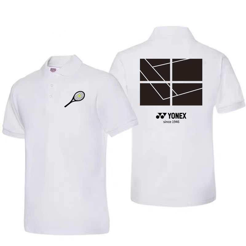 Yonex เสื้อยืดโปโล แขนสั้น ระบายอากาศ แบบแห้งเร็ว เหมาะกับฤดูร้อน สําหรับผู้ชาย 2023