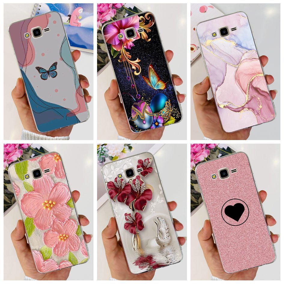 เคสโทรศัพท์มือถือแบบนิ่ม กันกระแทก ลายผีเสื้อ หินอ่อน แฟชั่น สําหรับ Samsung Galaxy J7 Core J7 Nxt J