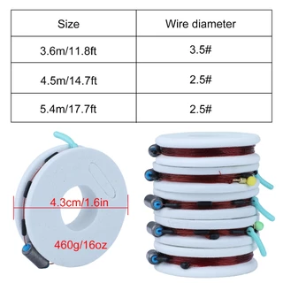 Sougayilang สายตกปลา 3.6m-5.4m ชุดสายลอยสําหรับตกปลา 5 ชิ้น Fishing Tackle