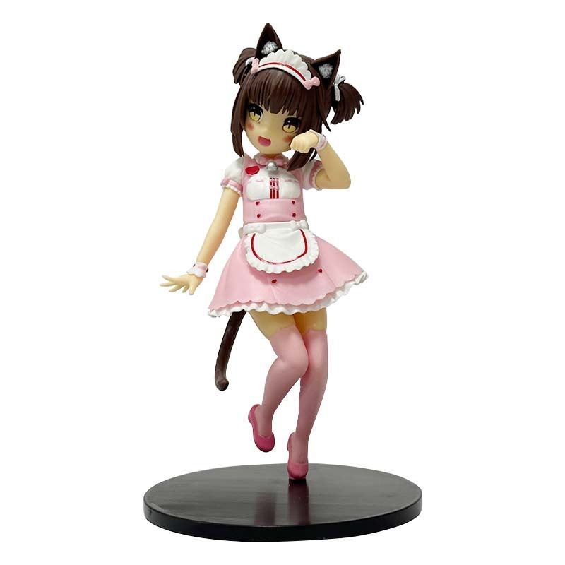 โมเดลฟิกเกอร์ PVC รูปการ์ตูนอนิเมะแมว Nekopara Kawaii Cat Girl Chocola น่ารัก ขนาด 18 ซม. เหมาะกับของขวัญ ของเล่นสําหรับเด็ก - รูปที่ 4