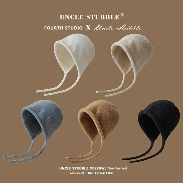 หมวกไหมพรม ผ้าขนสัตว์ถัก แต่งหูกระต่ายน่ารัก ให้ความอบอุ่น สีขาว แฟชั่นฤดูหนาว สําหรับเด็กผู้หญิง