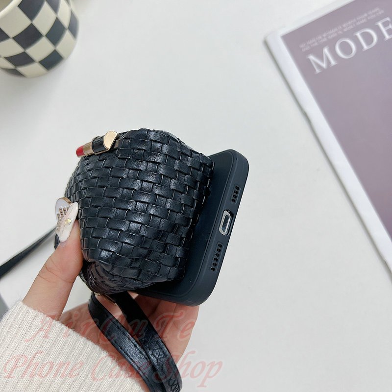 เคส Samsung A15 A14 A13 A12 A11 A05 A05S A04 A04S A03 A03S A02 A02S A73 A72 A71 A70 A55 A54 A53 A52 A52S A51 A50 A50S A35 A34 A33 A32 A31 A30 A30S A25 A24 A23 A22 A21S A20 A20S A10S 4G 5G Protect Camera Fashion Knit Lipstick Change Bag Lanyard Soft Case - รูปที่ 7