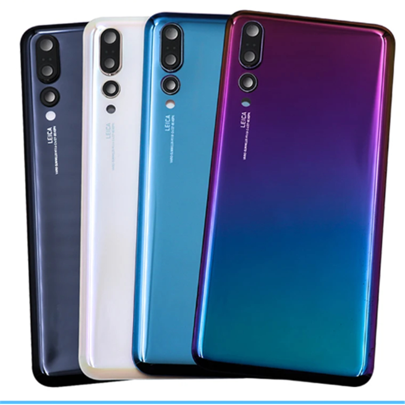 สําหรับ Huawei P20 Pro P20Pro ฝาหลังแบตเตอรี่ด้านหลังประตู 3D แผงกระจก P20 Pro แบตเตอรี่กรณีเปลี่ยนเ