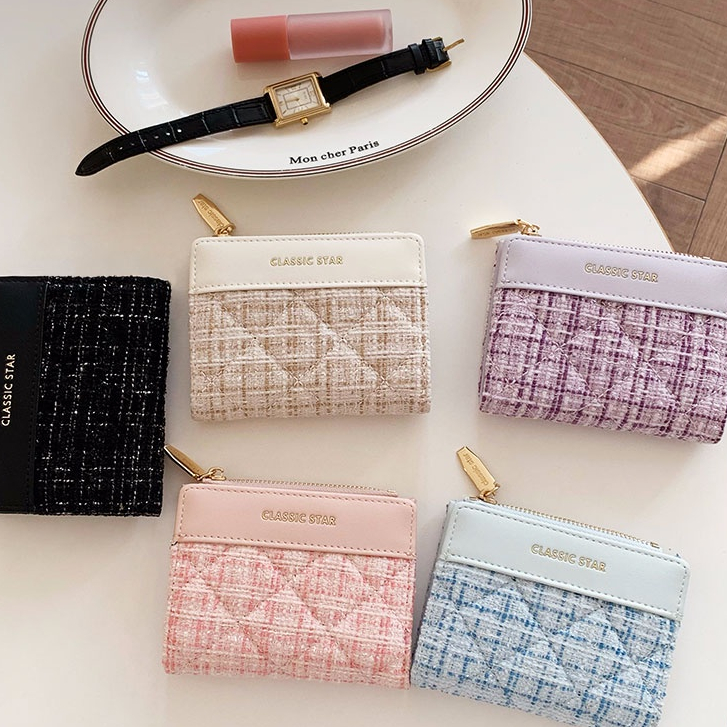 กระเป๋าสตางค์ กระเป๋าใส่เหรียญ พิมพ์ลายน่ารัก มีซิป อเนกประสงค์ แฟชั่นสําหรับผู้หญิง - รูปที่ 5