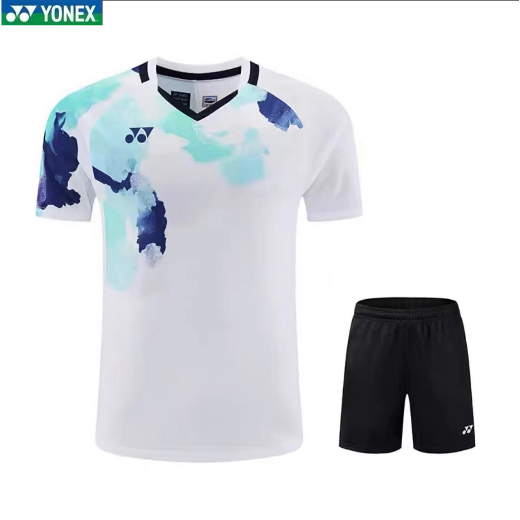 เสื้อกีฬาแบดมินตัน แบบบาง ระบายอากาศได้ดี แบบแห้งเร็ว แฟชั่นฤดูร้อน สําหรับผู้ชาย และผู้หญิง