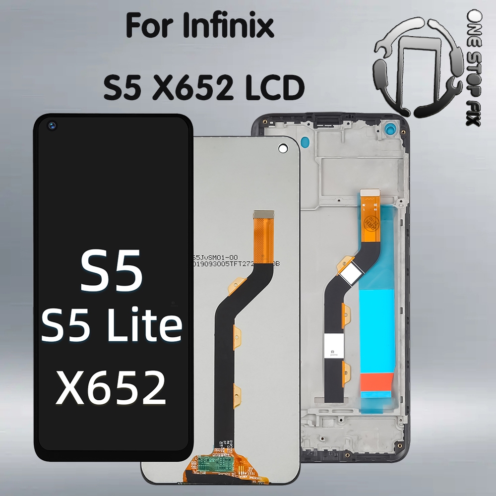 สําหรับ Infinix S5 X652 S5 Lite X652B X652C จอแสดงผล Touch Screen Digitizer Assembly Replacement