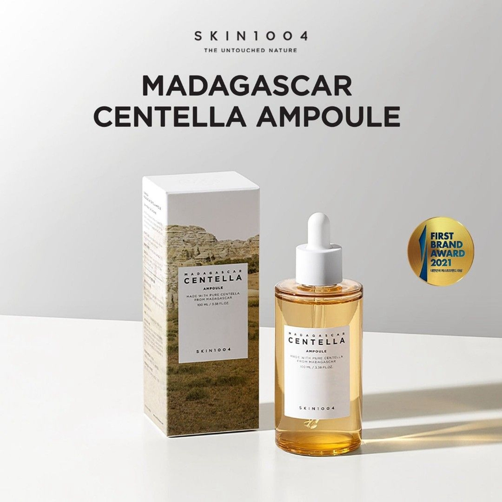 Skin1004 Madagascar Centella Ampoule ขนาด 100ml เอสเซ้นซ์ เดลี่แคร์ เซรั่มบํารุงผิวหน้า whitening Serum กระชับรูขุมขน
