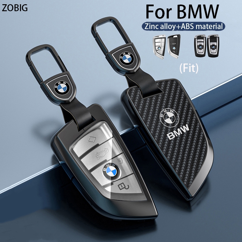 Zobig เคสกุญแจรีโมตรถยนต์ คาร์บอนไฟเบอร์ ABS สําหรับ BMW 2024 2 5 6 7 Series X1 X2 X3 X5 X6