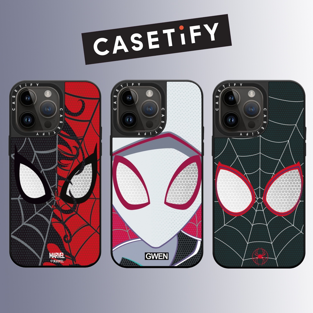 Drop proof CASETI เคสโทรศัพท์สําหรับ iPhone 15 15Pro 15promax 14 14pro 14promax เคสแข็งน่ารัก 13 13pro 13promax พิมพ์ด้านข้าง Spider-Man 12promax iPhone 11 กรณีคุณภาพสูง