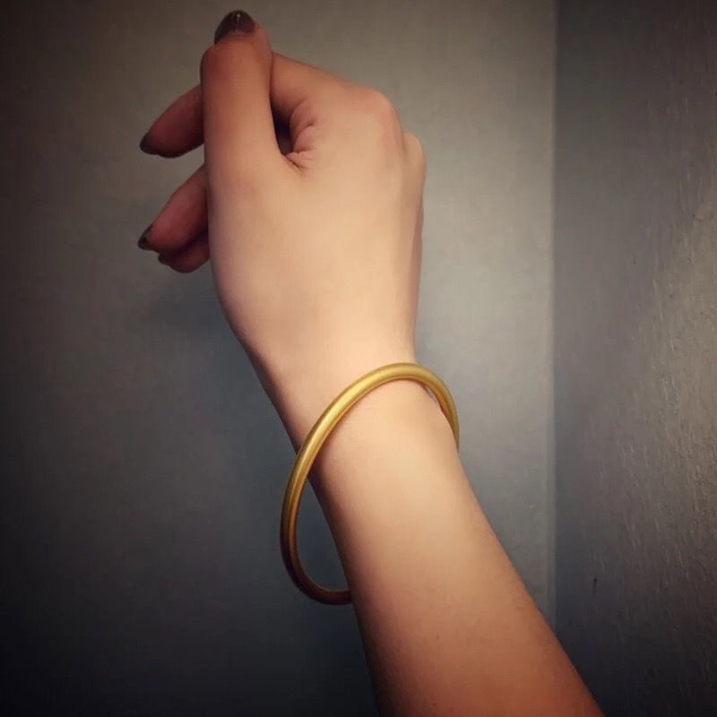 Ht สร้อยข้อมือทองเหลืองชุบทอง 18K แนวโบราณ สําหรับสืบทอดมรดก