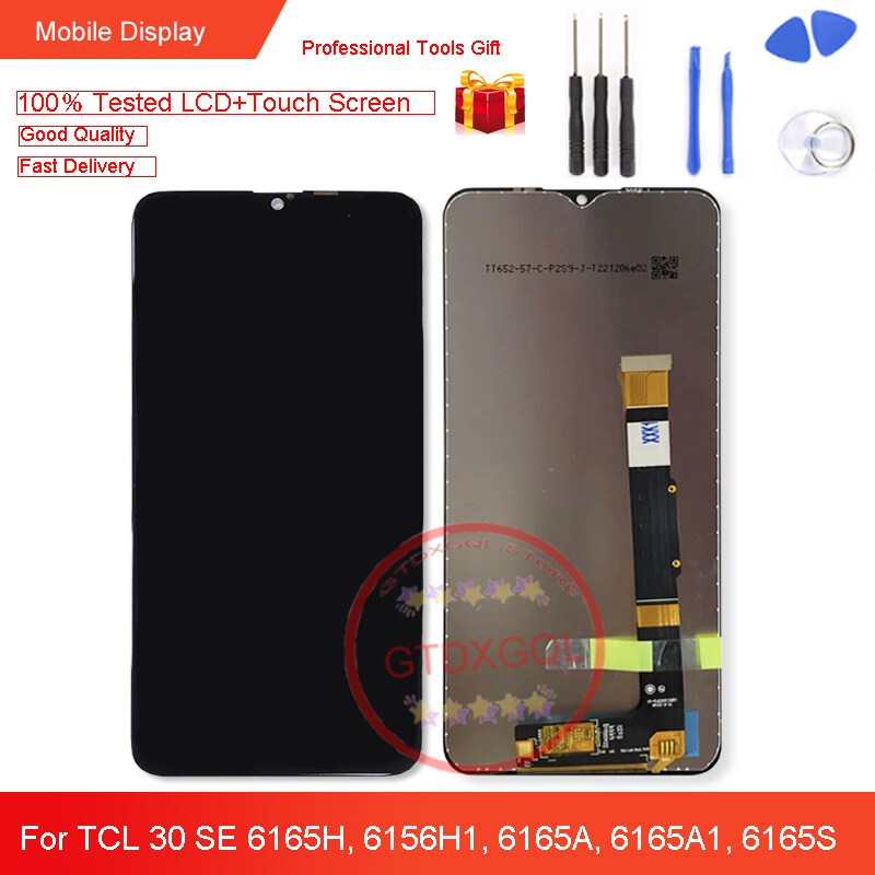 6.52 นิ้วสําหรับ TCL 30 SE 6165H จอแสดงผล LCD Touch Panel Screen Sensor อะไหล่ซ่อม