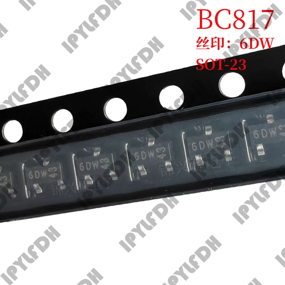 200 ชิ้น BC817-40 6CW BC817-25 6BW BC817-16 6AW BC817 6DW C817/16/25/40 SOT-23 Patch Triode
