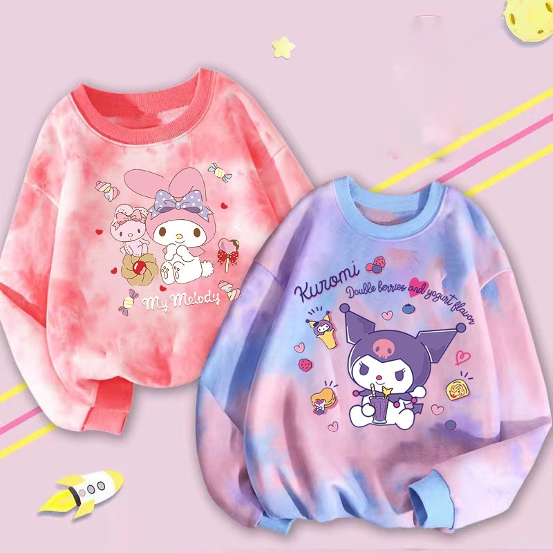 เสื้อกันหนาวแขนยาว ลายการ์ตูนน่ารัก แฟชั่นฤดูใบไม้ร่วง และฤดูหนาว สําหรับเด็กผู้หญิง 2023