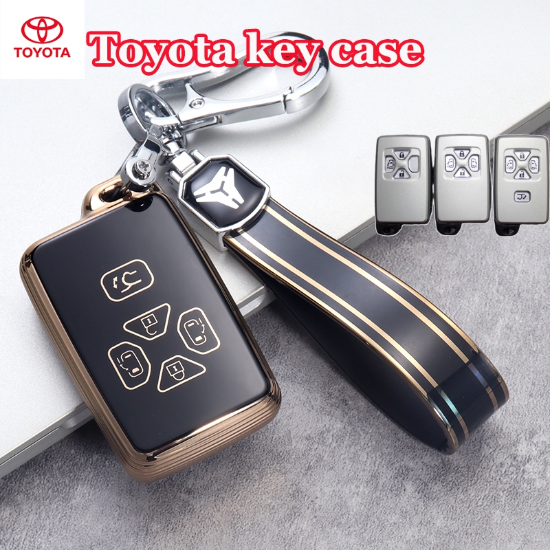 เคสกุญแจรีโมทรถยนต์ สําหรับ toyota rav4 previa alphard raize 06 07