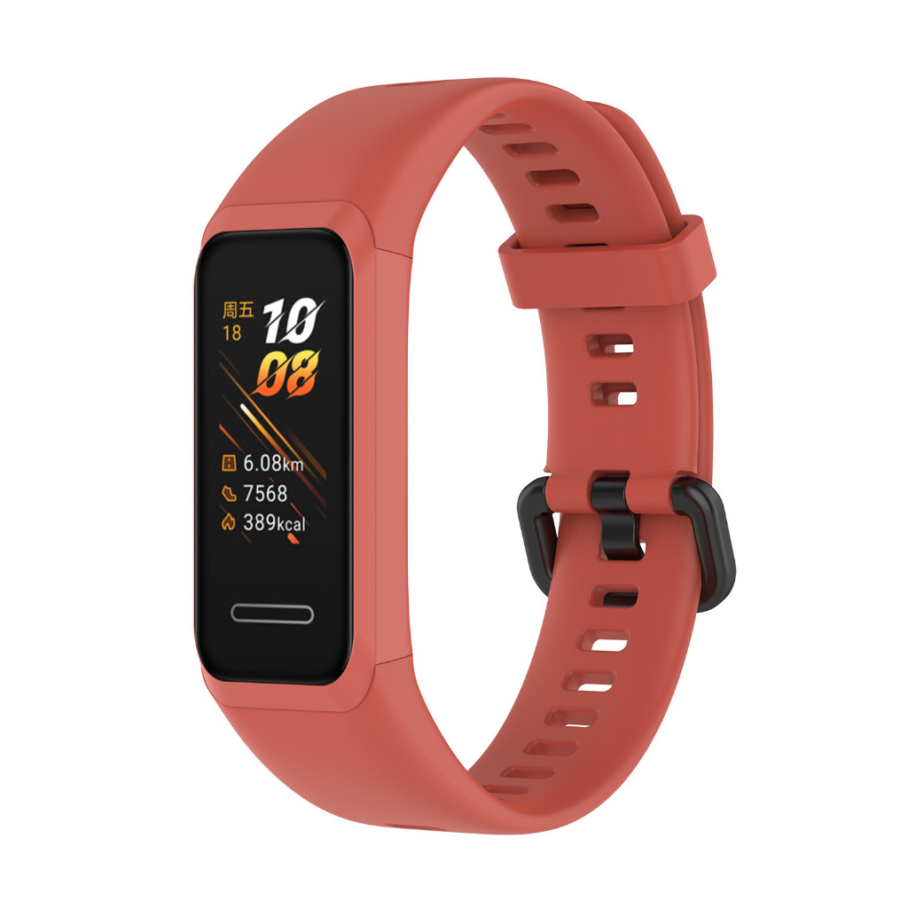 สําหรับ Huawei Band 4 สายรัดข้อมือซิลิโคน กีฬา นุ่ม สําหรับ Huawei 4 Smart Watch Band ราคา ถูกที่สุด ดีลบีเคเค แกลเลอรีภาพที่ 8