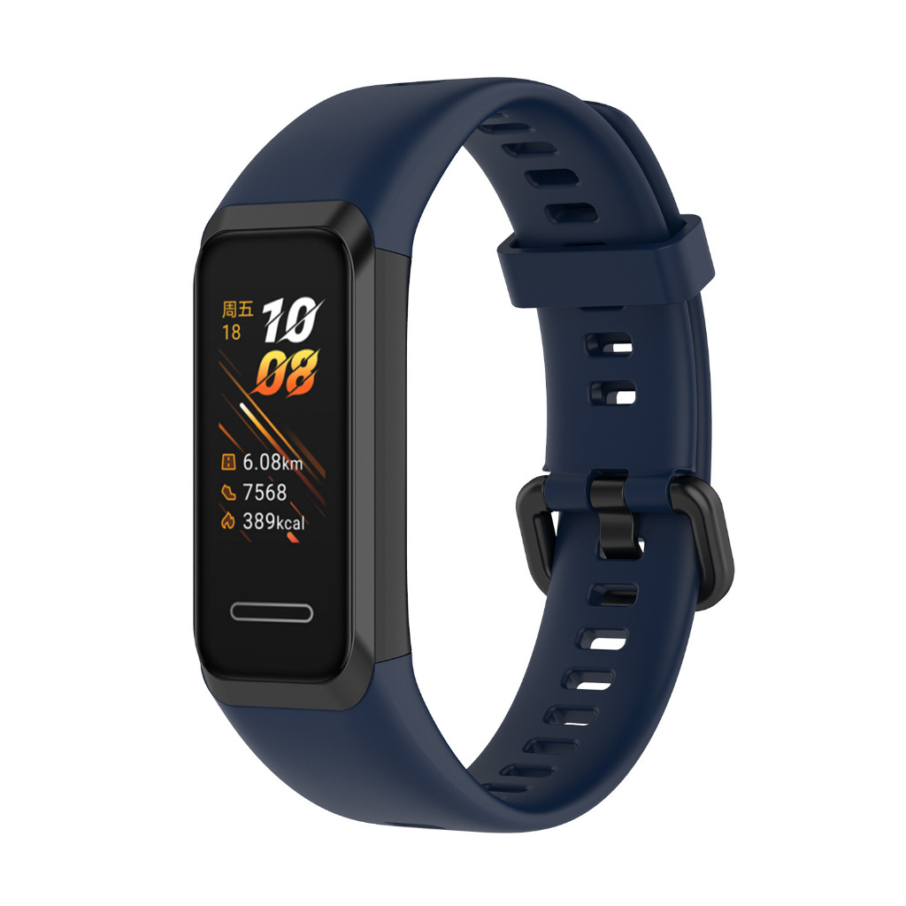 สําหรับ Huawei Band 4 สายรัดข้อมือซิลิโคน กีฬา นุ่ม สําหรับ Huawei 4 Smart Watch Band ราคา ถูกที่สุด ดีลบีเคเค แกลเลอรีภาพที่ 9