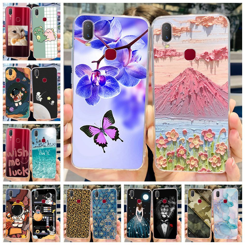สําหรับ Vivo Y11 2019 1906 เคสแฟชั่นใหม่ รูปแบบใส ซิลิโคนนิ่ม TPU เคสกันกระแทก สําหรับ VivoY11 Y 11 2019 เคส