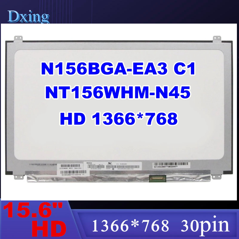 15.6 "Slimแล็ปท็อปหน้าจอLCD N156BGA-EA3 C1 Fit NT156WHM-N45 V8.0 สําหรับLenovo ideapad 320S-15ISK 15