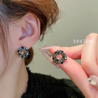 DREJEW ชุดต่างหูเข็มเงิน 925 ประดับเพชร ทรงกลม ใช้แล้วไม่แพ้…