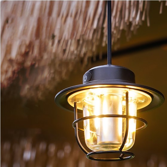 ไฟ LED Camping Light 200LM หรี่แสงได้ สไตล์วินเทจ สําหรับตั้งแคมป์กลางแจ้ง