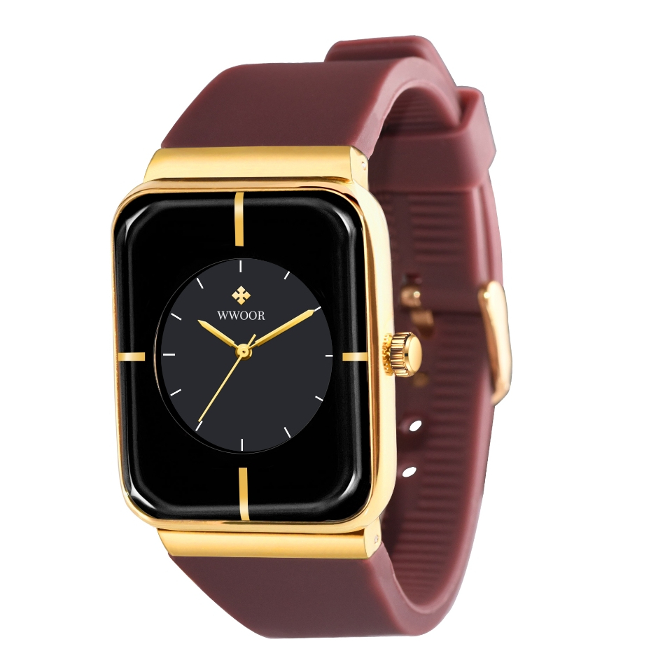 Wwoor นาฬิกาข้อมือลําลอง สายซิลิโคน กันน้ํา ใส่สบาย ระดับไฮเอนด์ สไตล์คลาสสิก สําหรับผู้ชาย -8884