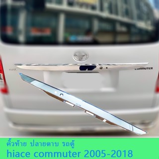 คิ้วท้าย คิ้วฝากระโปรงท้ายรถตู้ ปลายดาบ รถตู้ แบบเปลี่ยนสีชุ…