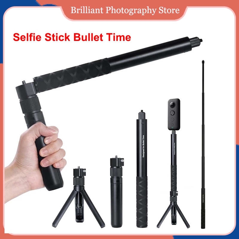 Universal สําหรับ Insta360 X4 One X X2 X3 One RS R Plus EVO Selfie Stick Bullet Time ขาตั ้ งกล ้ องมือถือที ่ มองไม ่ เห ็ น Selfie Stick สําหรับ Insta 360 X4/X3/X2 อุปกรณ ์ เสริมกล ้ อง