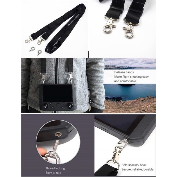 สมาร์ทcontroller Lanyardสายคล้องคอControllerแขวนสําหรับDJI MINI 3/4 PRO/DJI AIR 3S/MAVIC 2/DJI AIR 3 สมาร์ทคอนโทรลเลอร์/MAVIC 3 RC PROอุปกรณ์เสริม