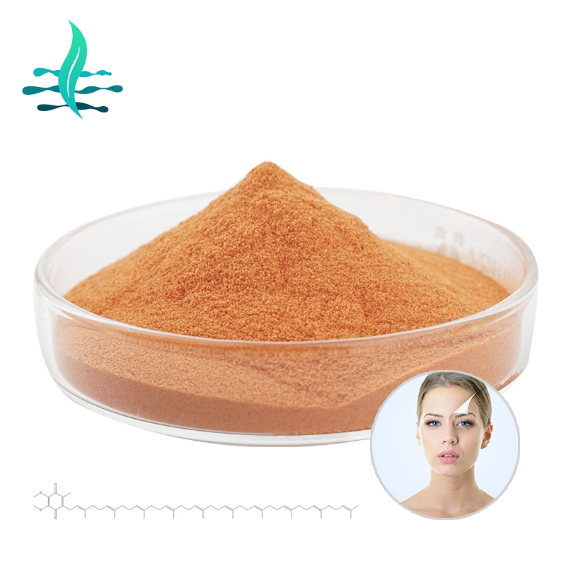 อาหารเกรดพิเศษ Coenzyme Q10 98% Coenzyme Q10 Powder ที่ละลายน้ําได้ไขมัน