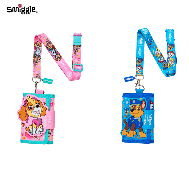 Smiggle Paw Patrol กระเป๋าสตางค์ พร้อมสายคล้อง